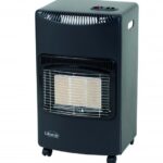 Gas powered cabinet heater