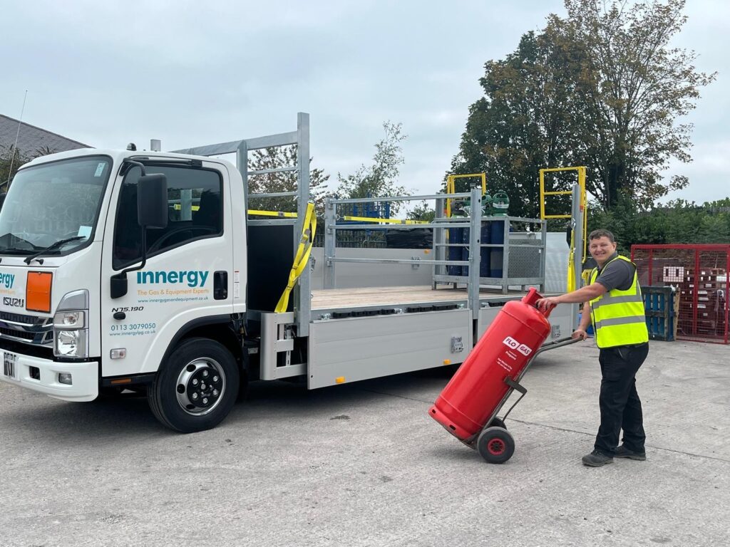47kg propane cylinder loading to van